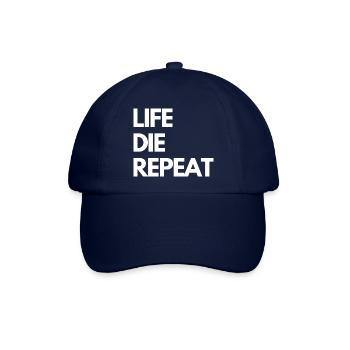 LIFE DIE REPEAT - Baseballkappe - Blau/Blau - Vorne