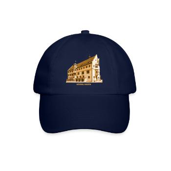 Nördlingen Rathaus Donau Schwaben Bayern - Baseballkappe - Blau/Blau - Vorne
