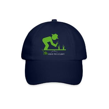 Leave me a Lawn - Baseballkappe - Blau/Blau - Vorne