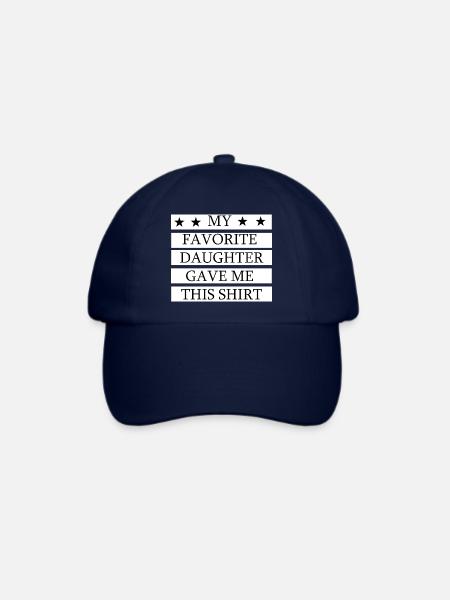 Meine Lieblingstochter hat mir dieses Shirt geschenkt - Baseballkappe - Blau/Blau