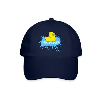 Lustig Ich gebe keine Ente Gummienten Sarkasmus - Baseballkappe - Blau/Blau - Vorne