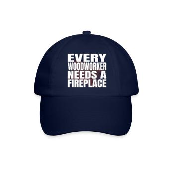 apprentice lumber birthday gift arboriculturist - Baseballkappe - Blau/Blau - Vorne