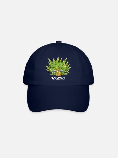 Süße Meeresschnecke, Blatt- Schäfchen, Zeichnung - Baseballkappe - Blau/Blau