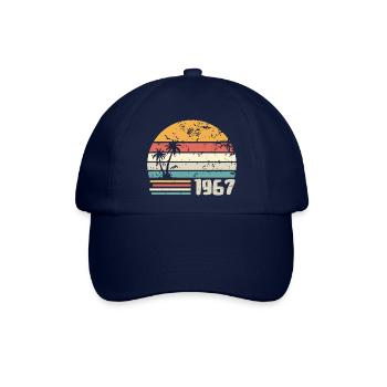 1967 Geburtstagsgeschenk - Made in 1967 Retro 1967 - Baseballkappe - Blau/Blau - Vorne