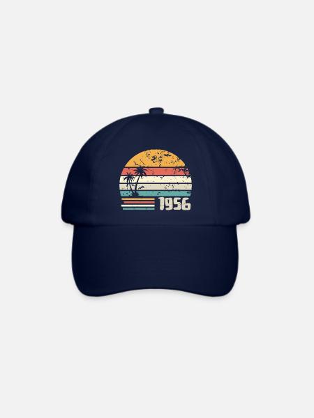 1956 Geburtstagsgeschenk - Made in 1956 Retro 1956 - Baseballkappe - Blau/Blau