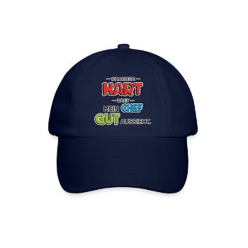 Der wahre Held im Büro - Baseballkappe - Blau/Blau - Vorne