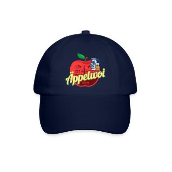 Äppelwoi Frankfurt Deutschland Ebbelwoi Souvenir - Baseballkappe - Blau/Blau - Vorne