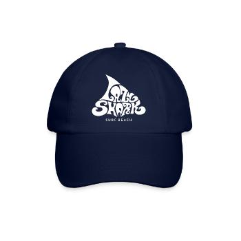 Hai Lazy Shark surf beach sixties Strand maritim - Baseballkappe - Blau/Blau - Vorne