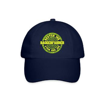 Beruf Baggerfahrer - Baseballkappe - Blau/Blau - Vorne