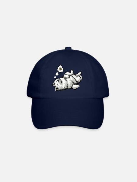 Weißer Schäferhund Schäferhund Schäferhunde - Baseballkappe - Blau/Blau