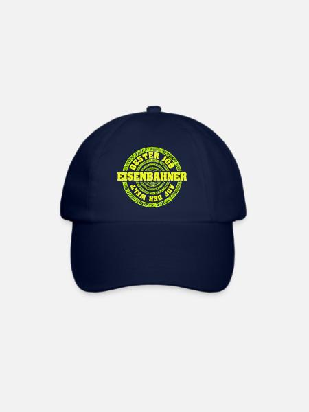 Geschenk für Eisenbahner - Baseballkappe - Blau/Blau