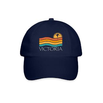VICTORIA - Baseballkappe - Blau/Blau - Vorne