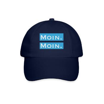Moin Moin - Baseballkappe - Blau/Blau - Vorne