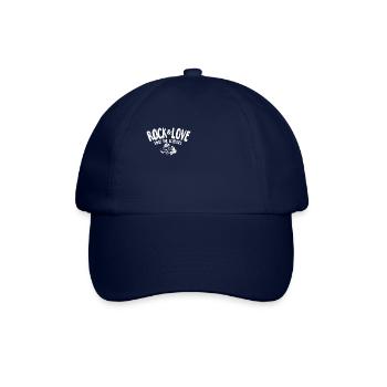 Rock Love seit den siebziger Jahren - Baseballkappe - Blau/Blau - Vorne