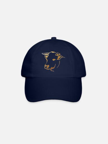 cow88 - Baseballkappe - Blau/Blau