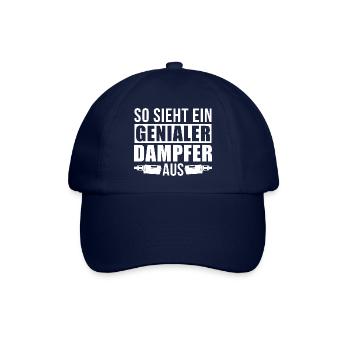 Genialer Dampfer shirt - Baseballkappe - Blau/Blau - Vorne