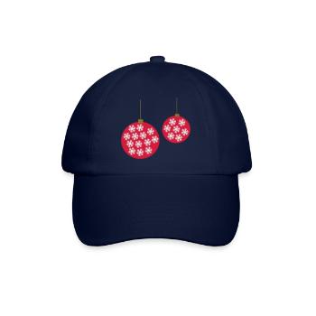 Weihnachtskugel - Baseballkappe - Blau/Blau - Vorne