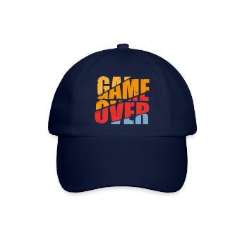 Trend T-Shirt, Game over - Baseballkappe - Blau/Blau - Vorne