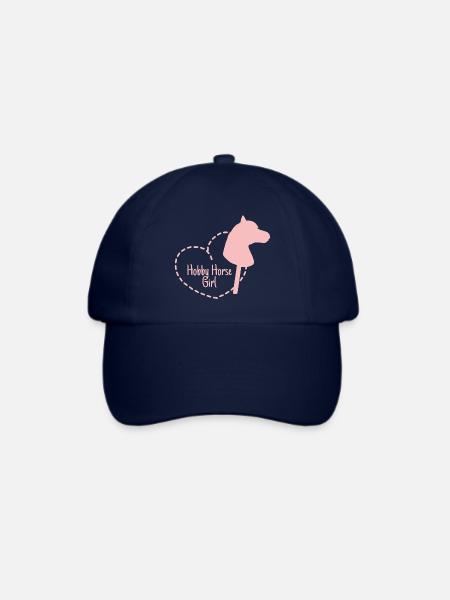 Hobby Horse Horsing Steckenpferd GIRL - Baseballkappe - Blau/Blau