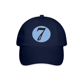 7 sieben - Baseballkappe - Blau/Blau - Vorne