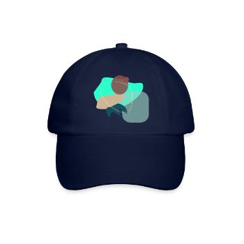Abstract Shapes - Baseballkappe - Blau/Blau - Vorne