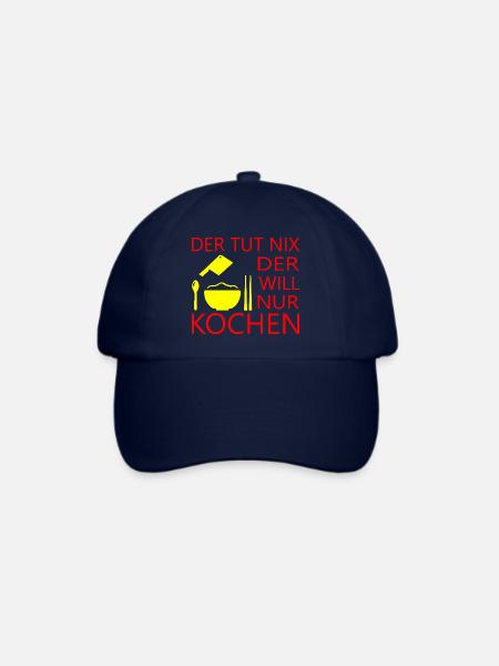 Koch kochen backen - Baseballkappe - Blau/Blau