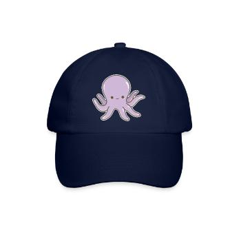 Oktopus Cartoon - Baseballkappe - Blau/Blau - Vorne