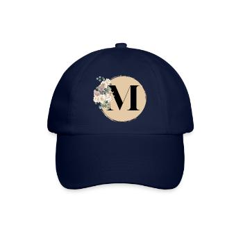 Buchstabe M - Baseballkappe - Blau/Blau - Vorne