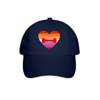 Lesbian Puppy Play LGBTQ Pride - Baseballkappe - Blau/Blau - Vorne