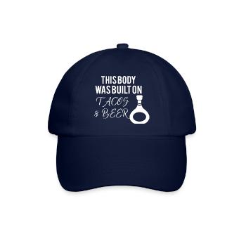 Bier Wein Whiskey Schnaps Alkohol - Baseballkappe - Blau/Blau - Vorne