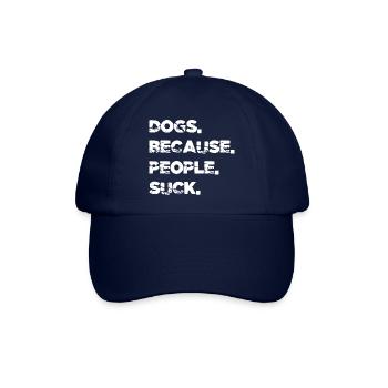 present joke sayings present idea animal - Baseballkappe - Blau/Blau - Vorne