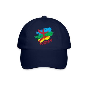Amazigh-Flagge (Amazigh innen) - Baseballkappe - Blau/Blau - Vorne