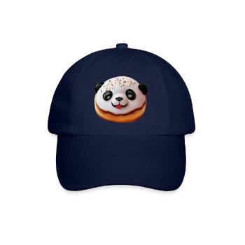 Baby Panda Donut - Baseballkappe - Blau/Blau - Vorne