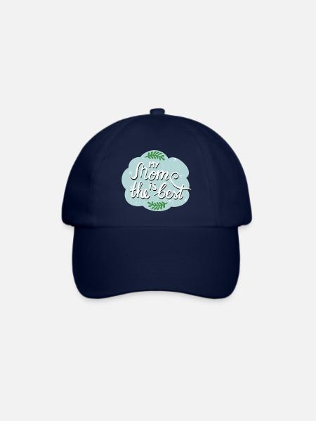 Best mom - Baseballkappe - Blau/Blau