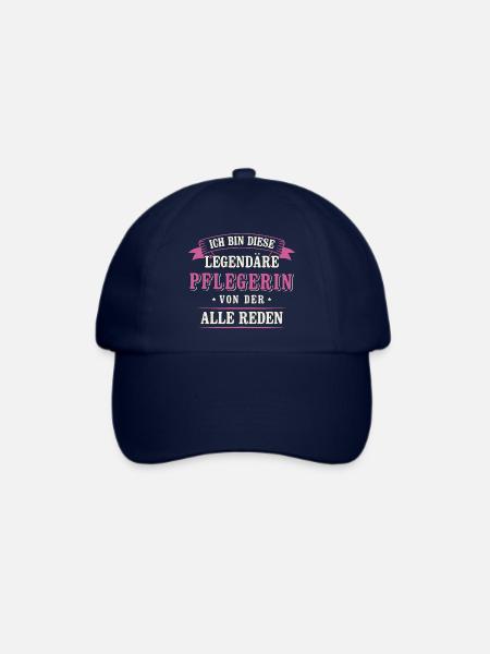 Pflegekraft Pflegedienst Krankenpflege Pflegerin - Baseballkappe - Blau/Blau