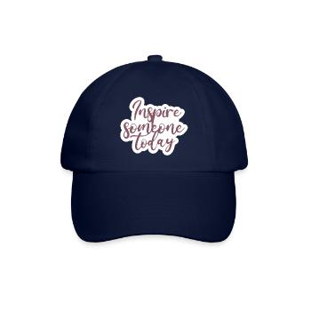 Inspire someone today - Baseballkappe - Blau/Blau - Vorne
