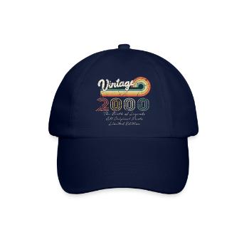 Awesome seit 2000 Jubiläum 2000 Jahrgang 200 - Baseballkappe - Blau/Blau - Vorne