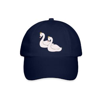 schwan 2fach - Baseballkappe - Blau/Blau - Vorne
