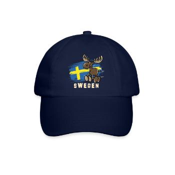 Sweden - Moose - Baseballkappe - Blau/Blau - Vorne