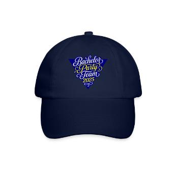 Bachelor Party Team 2025 - Baseballkappe - Blau/Blau - Vorne