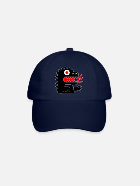Dragonmonster - Baseballkappe - Blau/Blau