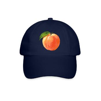 Pfirsich - Baseballkappe - Blau/Blau - Vorne