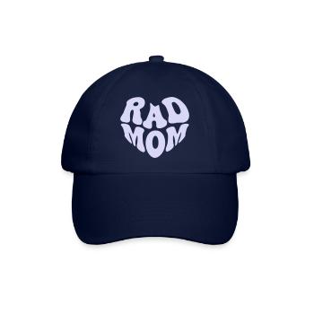 Rad Mother – Kleines Herz (Custom Color) - Baseballkappe - Blau/Blau - Vorne