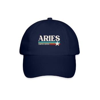 Sternzeichen Widder - Baseballkappe - Blau/Blau - Vorne