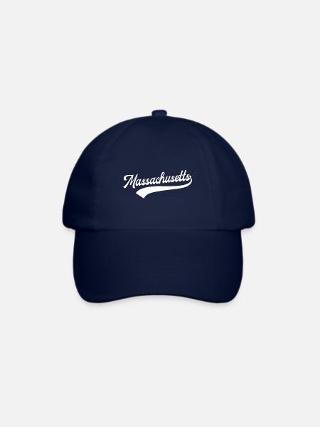 Massachusetts - Baseballkappe - Blau/Blau