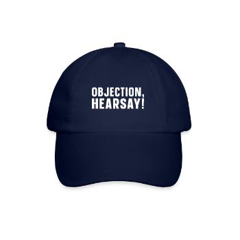 Objection Hearsay - Baseballkappe - Blau/Blau - Vorne