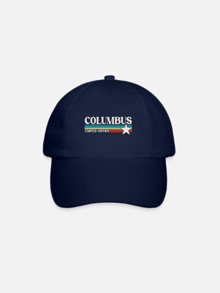 Columbus Ohio - Baseballkappe - Blau/Blau
