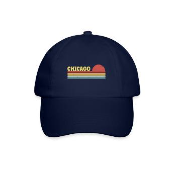 Chicago 70er Jahre Hippie - Baseballkappe - Blau/Blau - Vorne