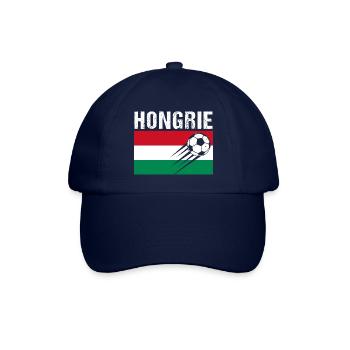 Ungarn Flagge Ungarisches Fußball Geschenk - Baseballkappe - Blau/Blau - Vorne