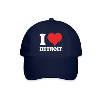 Detroit - Baseballkappe - Blau/Blau - Vorne